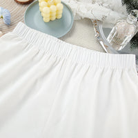 White V neck Cotton Linen Sleeveless Waistcoat Vest Trousers Spring Summer Two Piece Sets for Women