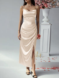 Solid Backless Bodycon Mini Dress