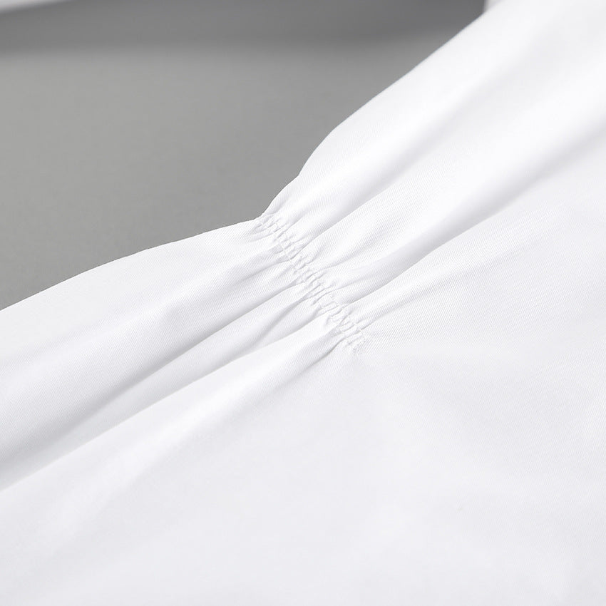 Polo Collar Shirt Dress