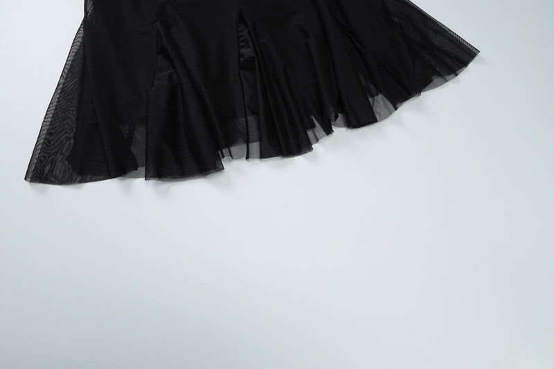 Halter Lace-Up Two-Piece Set