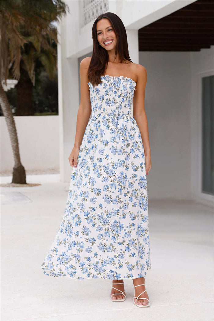 Stringy Slim Tube Top Dress