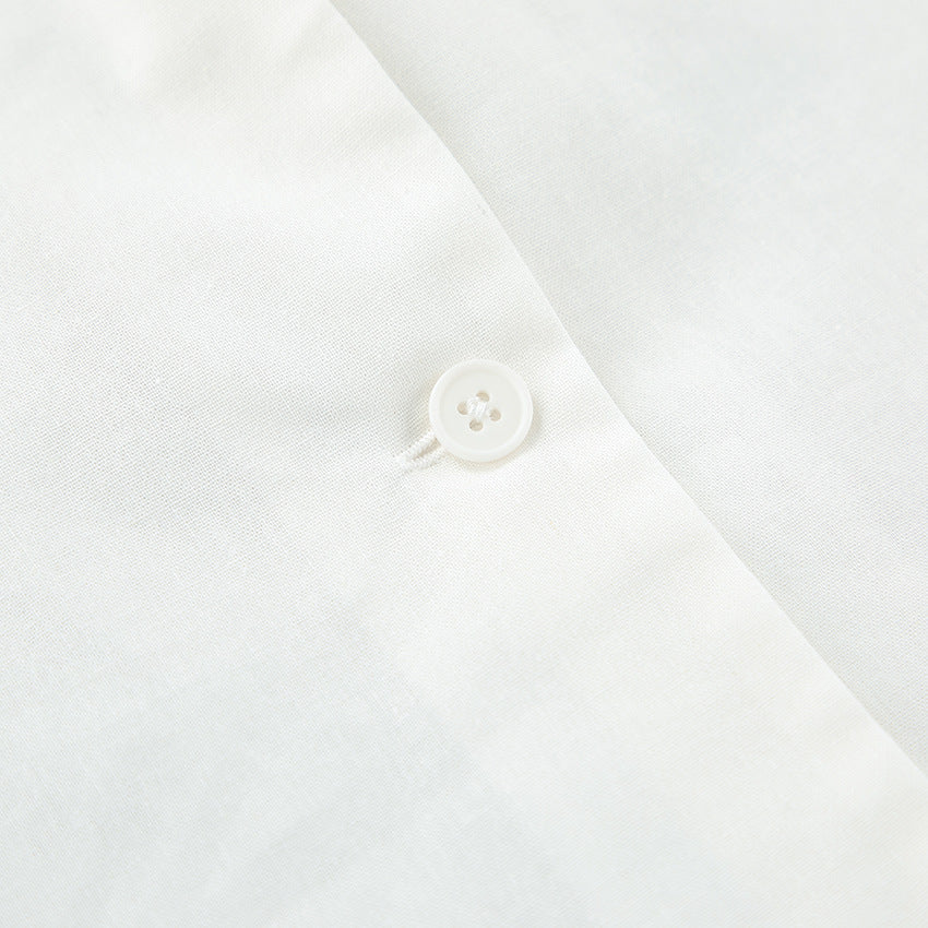 White V neck Cotton Linen Sleeveless Waistcoat Vest Trousers Spring Summer Two Piece Sets for Women