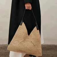 Ethnic Floral Woven Shoulder Bag