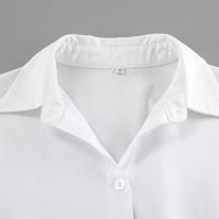 Polo Collar Shirt Dress