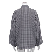 Long-Sleeved Plaid Shirt