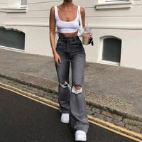 High-Waist Retro Stretch Bell Bottom Pants