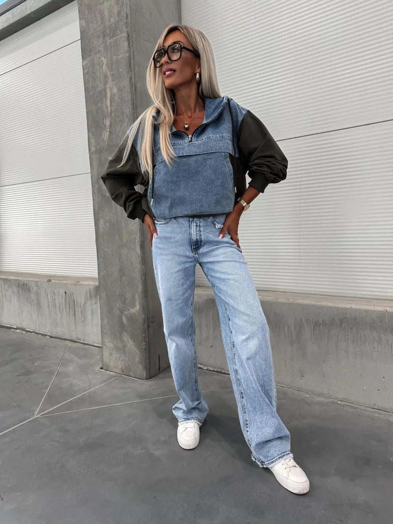 Loose Washed Denim Jacket