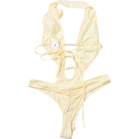 Asymmetric Cutout One-Piece Swimsuit