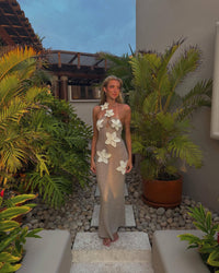 Spring Summer Tube Top One-Step Dress