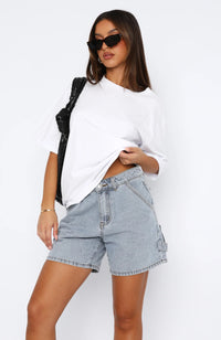 Summer Washed Denim Overalls