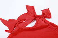 Elegant Sleeveless Top and Skirt Set