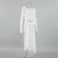Elegant Sheer Two-Piece Set