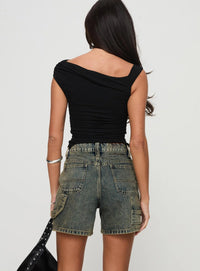 Summer Washed Denim Overalls