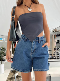 Summer Washed Denim Overalls