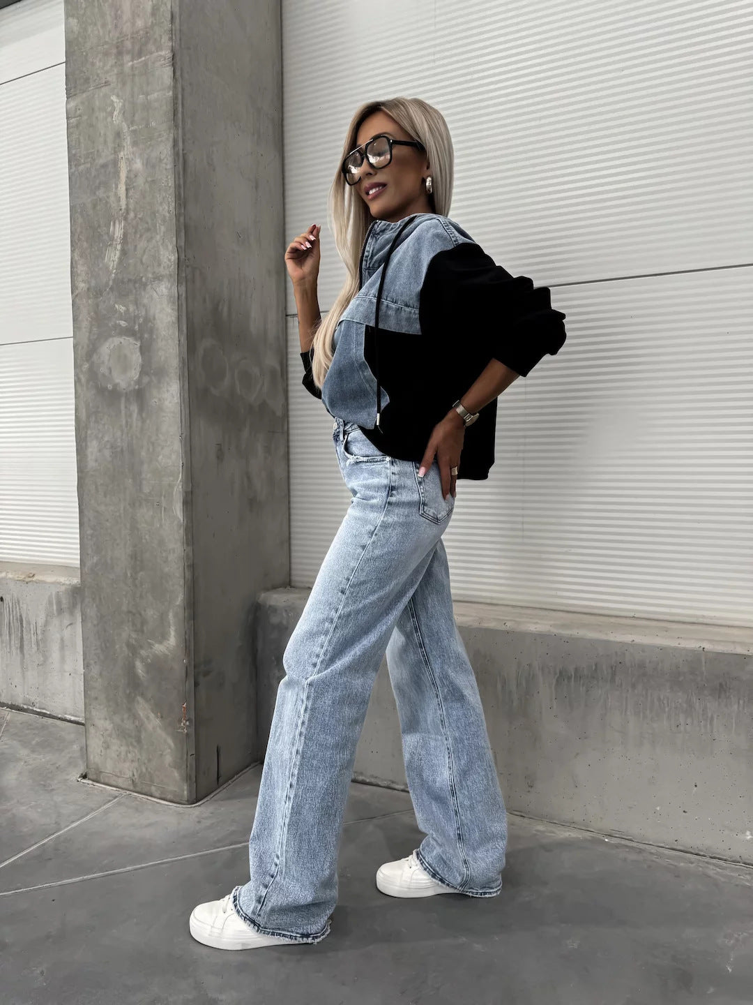 Loose Washed Denim Jacket