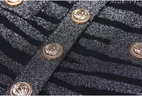 Spring Summer Women Sweater Classic High Quality Short Sleeve Jacket Knitwear