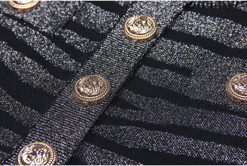 Spring Summer Women Sweater Classic High Quality Short Sleeve Jacket Knitwear
