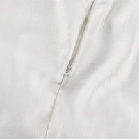 French Satin Drape Sleeveless Dress