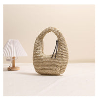 Straw Hand-Carrying Tote Bag