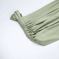 Elegant Mesh Ribbon Slim Dress