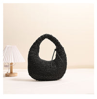 Straw Hand-Carrying Tote Bag