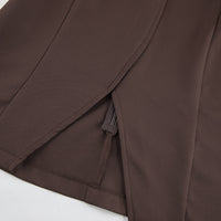 Retro Tube Top &amp; Wide-Leg Pants Set