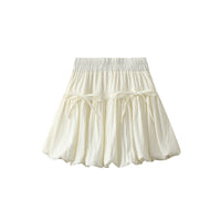 High-Waisted Ruffle Hem Mini Skirt