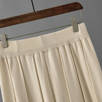 Ice Silk Sleeveless Top &amp; Wide Leg Pants Set