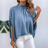Solid Color Cutout Tie Shirt