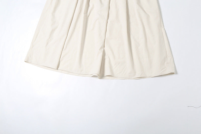 Loose Fit Backless Stitch Maxi Dress