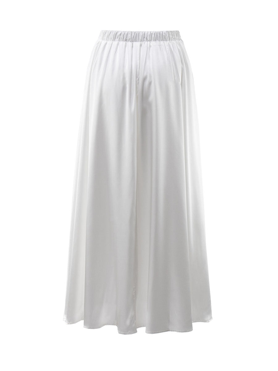 Elegant High Waist Long Skirt