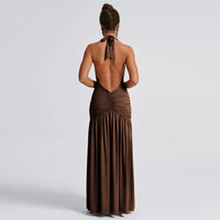 Lace Backless Summer Dress
