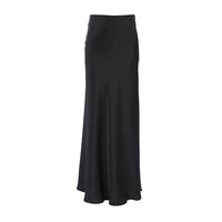 Classic Silk Satin Long Skirt