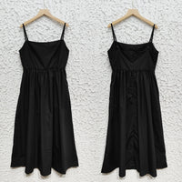 Backless Spaghetti Strap Swing Dress