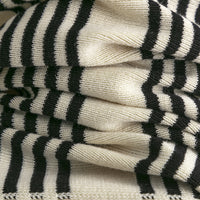 Striped V-Neck Knit Top and Pants Set