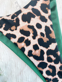 Color-Matching Strap Bikini Set