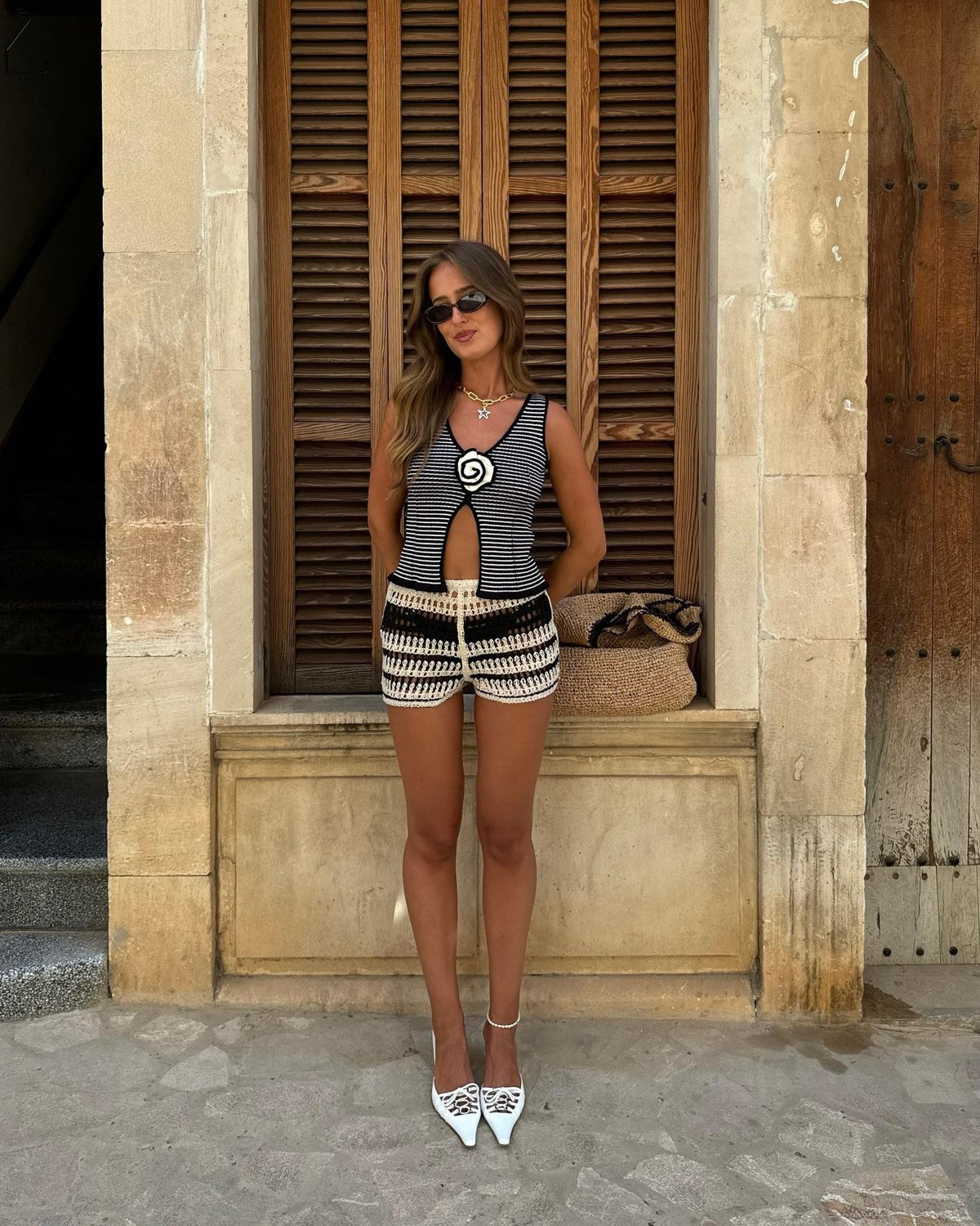 Floral V-Neck Sleeveless