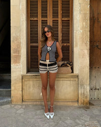 Floral V-Neck Sleeveless