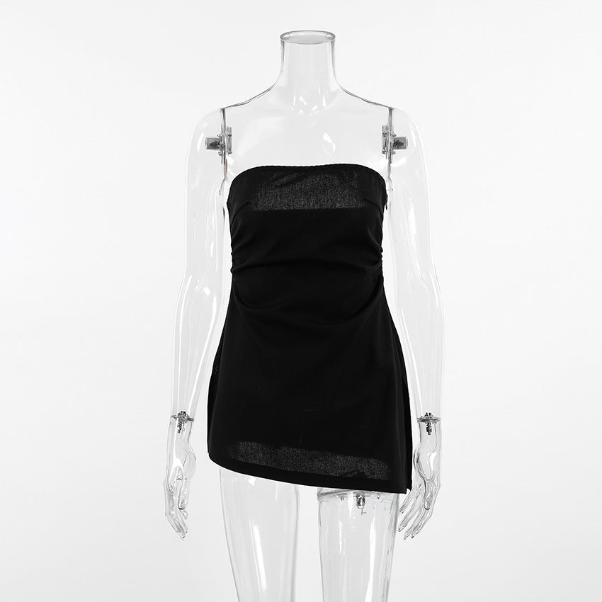 Slim-Fit Sleeveless Cotton Linen Top