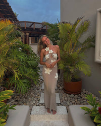 Spring Summer Tube Top One-Step Dress
