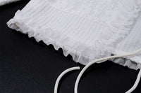 French Knit Lace Two-Piece Set