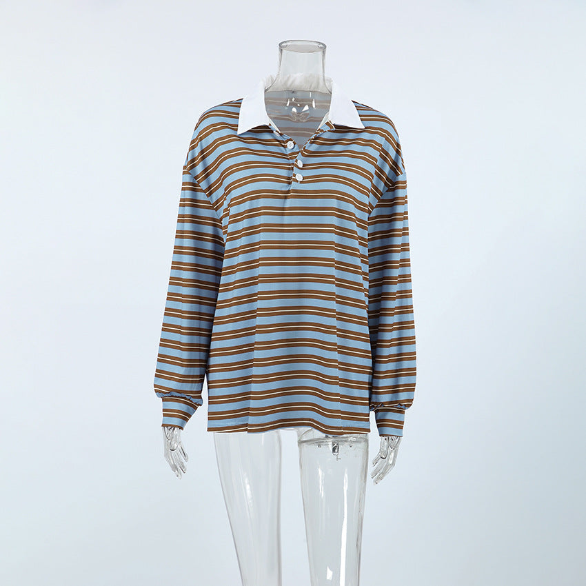 Cool Contrast Striped Top