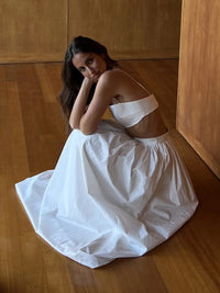 Cotton Suspender Lounge Dress