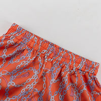 Printed Shirt &amp; Skirt Two-Piece Set