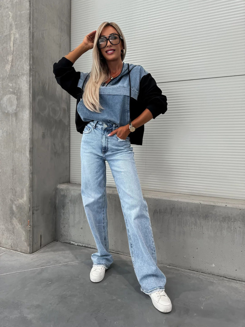 Loose Washed Denim Jacket