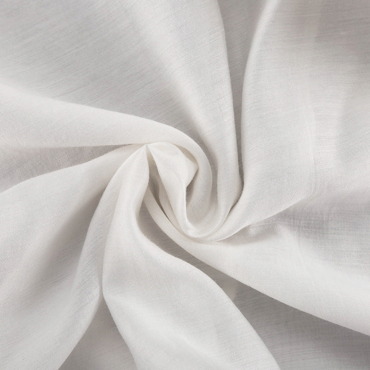 French Satin Drape Sleeveless Dress