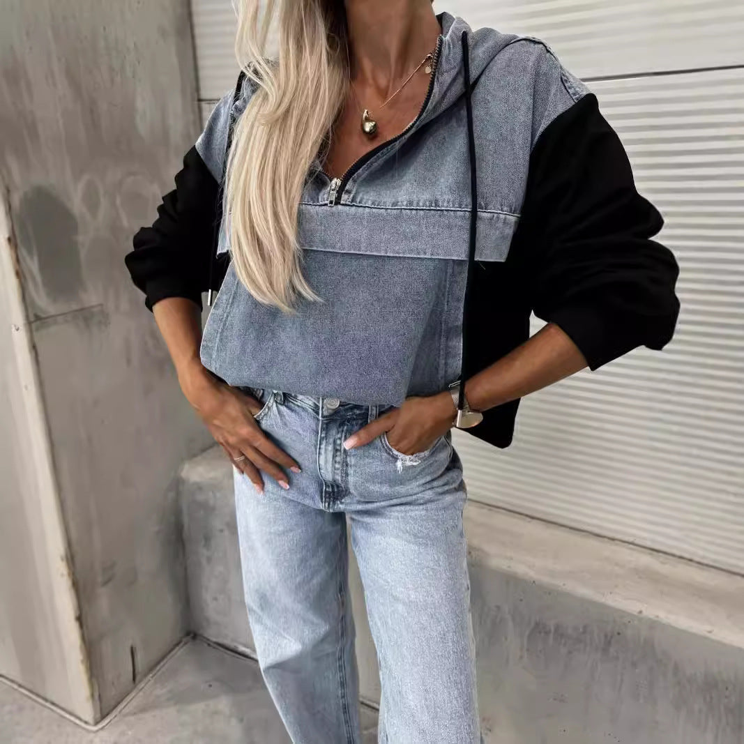 Loose Washed Denim Jacket