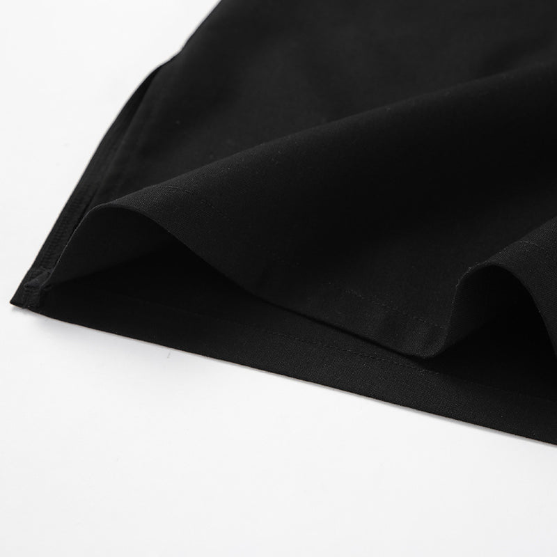 Slim-Fit Sleeveless Cotton Linen Top