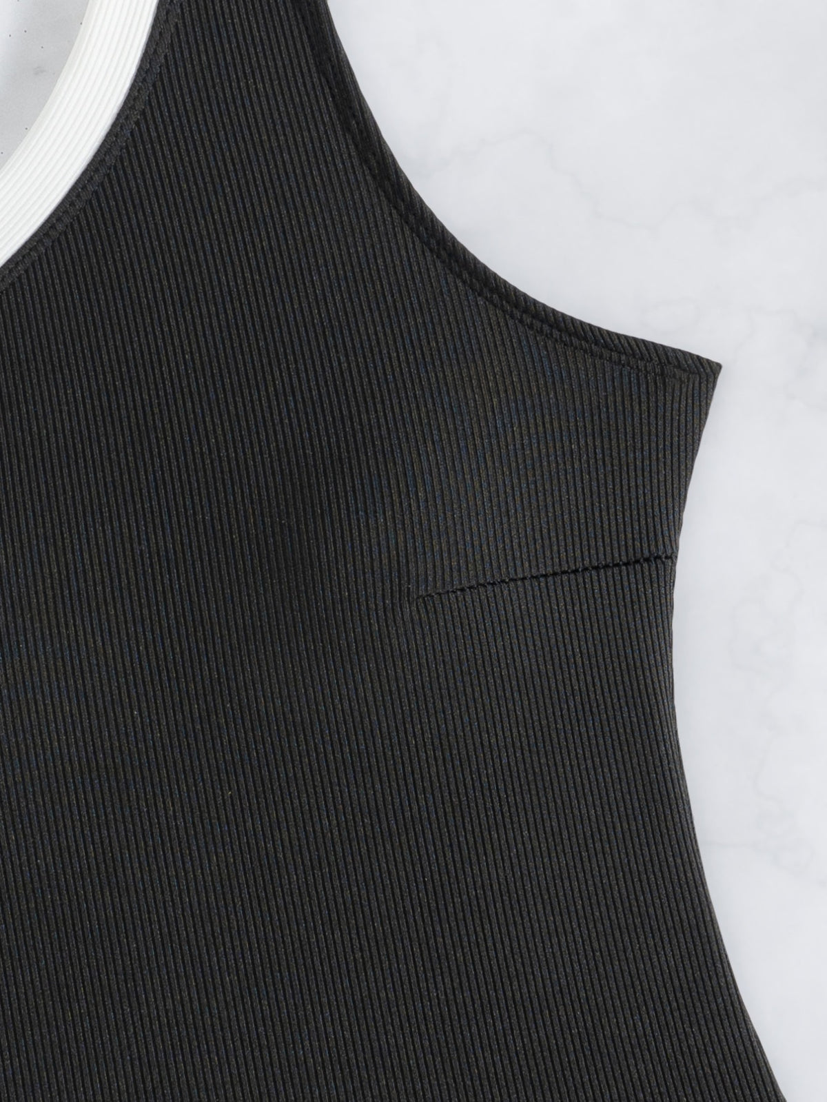 One-Shoulder Solid Color Swimsuit