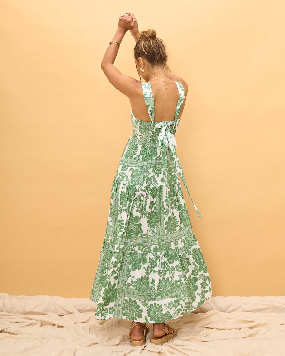 Summer Bohemian Vacation Beach Dress Loose Strap Dress